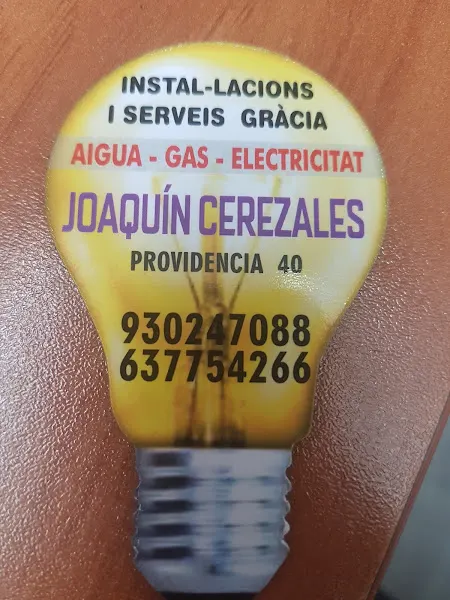 JOAQUIN CEREZALES Instalaciones y Servicios Gracia