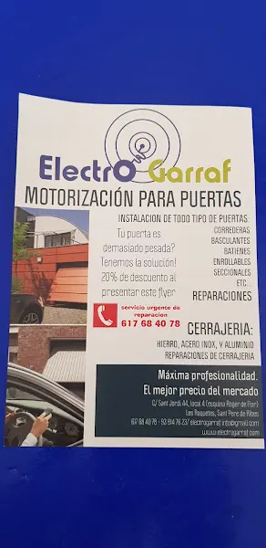 ELECTRO GARRAF - Proveedor de puertas para garaje en Vilanova i la Geltrú - foto 2
